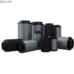 Aktif Karbon Filtre 3500 m3/h -252mm